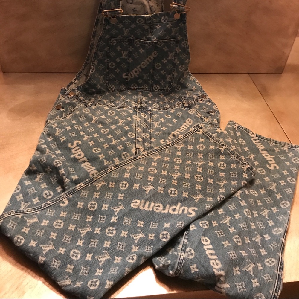 2017 Supreme Louis Vuitton men’s jacquard denim - Picture 4 of 8